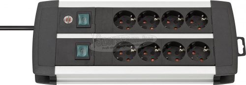 BRENNENSTUHL Elosztó kapcsolóval 8dugalj 3m H03VV-F 3G 1,5 mm² IP20 1391000908