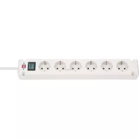   BRENNENSTUHL Elosztó kapcsolóval 3m 6dugalj H05VV-F 3G 1,5 mm² IP20  1150650326