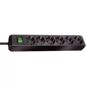   BRENNENSTUHL Elosztó kapcsolóval 3m 6dugalj H05VV-F 3G 1,5 mm² IP20 1159500400