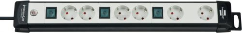 BRENNENSTUHL elosztó 6dugalj 3m H05VV-F 3G 1,5 mm² IP20 1951560600