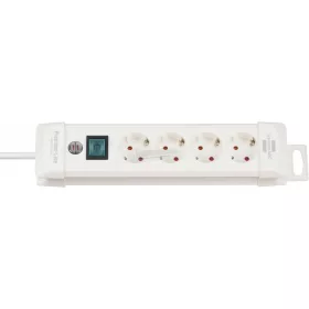   BRENNENSTUHL elosztó kapcsolóval 4dugalj 1,8m H05VV-F 3G 1,5 mm² IP20 1952240100