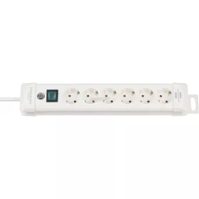   BRENNENSTUHL elosztó kapcsolóval 6dugalj 3m H05VV-F 3G 1,5 mm² IP20 1952260100