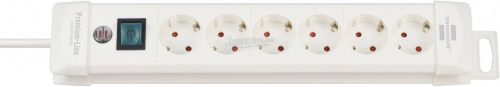 BRENNENSTUHL elosztó kapcsolóval 6dugalj 3m H05VV-F 3G 1,5 mm² IP20 1952260100