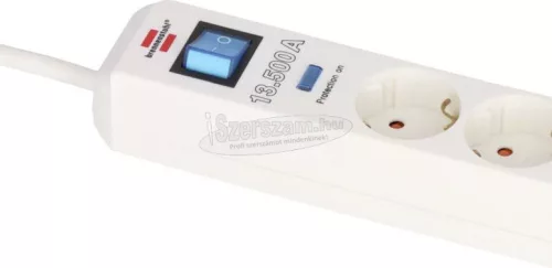 BRENNENSTUHL Túlfeszültségvédős elosztó 2m 6 dugalj H05VV-F 3G 1,5 mm² 13500A 1159720216