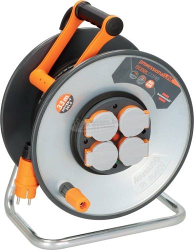 BRENNENSTUHL Kábeldob SteelCore 33m 4dugalj H07RN-F3G1,5 IP44 SC 3100 PROFESSIONALLINE 9191330100