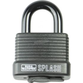   BURG WÄCHTER Függő lakat Fekete Kulcsos zár Splash 470 45 Black SB