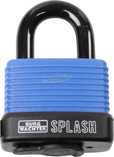 BURG WÄCHTER Függő lakat Kék-fekete Kulcsos zár Splash 470 45 Blue SB