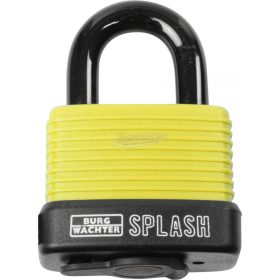   BURG WÄCHTER Függő lakat Sárga/fekete Kulcsos zár Splash 470 45 Yellow SB