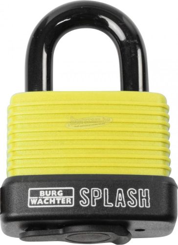 BURG WÄCHTER Függő lakat Sárga/fekete Kulcsos zár Splash 470 45 Yellow SB