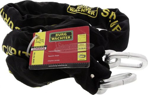 BURG WÄCHTER Biztonsági lánc Fekete 1,5m x 10mm GKM 10/ 150