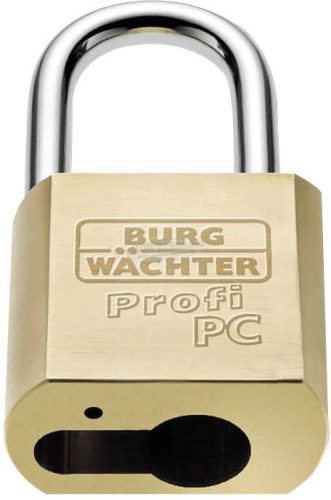 BURG WÄCHTER Függő lakat Sárgaréz Profilhengeres lakat 116 PC 50 HB 80 Niro