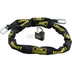 BURG WÄCHTER Lánc lakat Kulcsos zár 1,5m x 10mm 28270