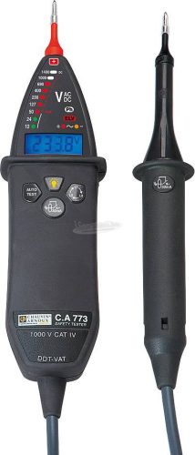 CHAUVIN ARNOUX Kétpólusú feszültségvizsgáló CAT IV 1000 V Akusztikus, LED 773 P01191773