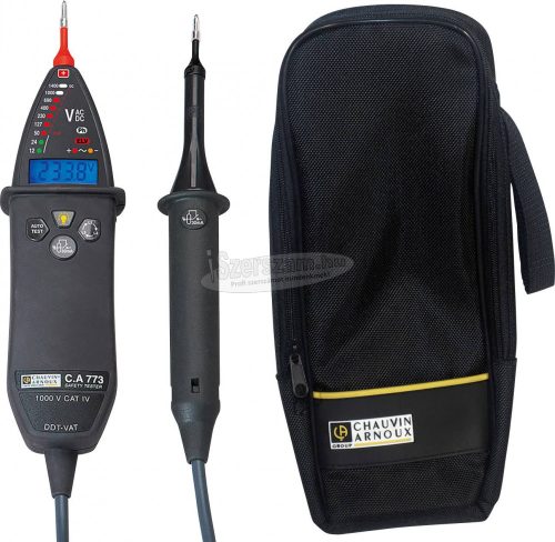 CHAUVIN ARNOUX Kétpólusú feszültségvizsgáló CAT IV 1000 V Akusztikus, LED 773 P01191773