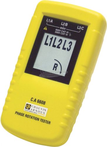 CHAUVIN ARNOUX Forgómező mérő CAT III 600 V LCD 6608 P01191304