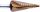 EXACT HSS TIN lépcsősfúró, 4-20mm 2mm 07012