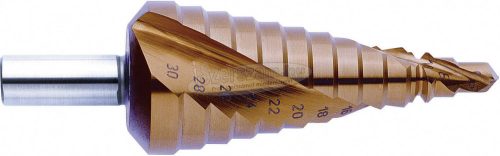 EXACT HSS TIN lépcsősfúró, 4-20mm 2mm 07012