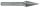 EXACT Turbomaró Keményfém SKM M-alak 8x60/18mm Szár átmérő 6mm 72493