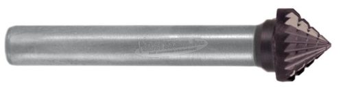 EXACT Turbomaró Keményfém TiCN K-alak KSK 90° 16x57/8mm Szár átmérő 6mm 72455