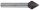 EXACT Turbomaró Keményfém K-alak KSJ 60° TiCN 12x60/11mm Szár átmérő 6mm 72434