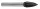 EXACT Turbomaró Keményfém TiCN SPG G-alak 6x58/18mm Szár átmérő 6mm 72392