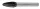 EXACT Turbomaró Keményfém TiCN RBF F-alak 16x70/25mm Szár átmérő 6mm 72366