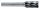 EXACT Turbomaró Keményfém ALU B-alak 6x58/18mm Szár átmérő 6mm 72232