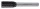 EXACT Turbomaró Keményfém TiCN A-alak 16x65/25mm Szár átmérő 6mm 72226