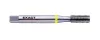 EXACT gépi menetfúró Metrikus M3x0.5mm jobbos DIN 371 HSS-E C forma 02210