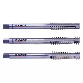  EXACT Kézi menetfúró készlet 3 részes TR Tr18x4 jobbos DIN 103 HSS 01724