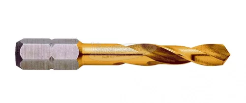 EXACT HSS TiN Fém csigafúró készlet 9 részes 3-10mm  DIN 3126 1/4" 50906