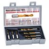 EXACT HSS TiN Fém csigafúró készlet 2-8mm 8 részes DIN 3126 1/4" 50896