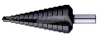 EXACT  lépcsősfúró 40-50mm HSS TiAIN 107mm 3 oldalú szár 50065
