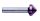 EXACT kúpsüllyesztő 20.5mm HSS TitanPro 90° DIN 335 C 09028