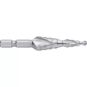 EXACT HSS lépcsősfúró 4-12mm 72mm 1/4" 08001