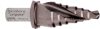 EXACT HSS lépcsősfúró 6-18mm TiCN 67mm 3 oldalú szár 07042