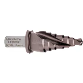   EXACT HSS lépcsősfúró 6-18mm TiCN 67mm 3 oldalú szár 07042