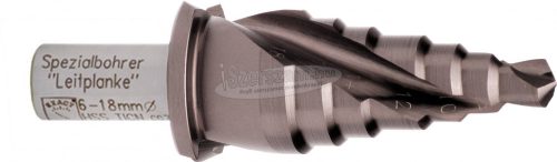EXACT HSS lépcsősfúró 6-18mm TiCN 67mm 3 oldalú szár 07042