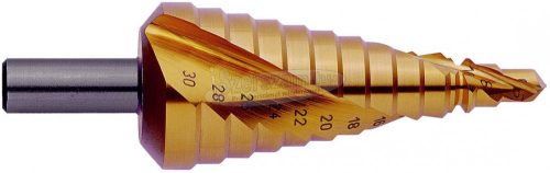 EXACT HSS TiN lépcsősfúró készlet 6-30/4-20/4-12mm 3 oldalú szár 07034
