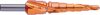 EXACT HSS TiN lépcsősfúró készlet 6-30/4-20/4-12mm 3 oldalú szár 07034