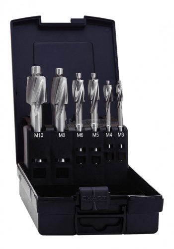 EXACT Homloksüllyesztő készlet 6 részes 2.5-8.5mm HSS medium 05863
