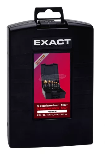 EXACT kúpsüllyesztő készlet 6 részes 6.3-20.5mm HSS-E Hengeres 05727