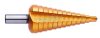 EXACT HSS TiN lépcsősfúró 42-50mm 107mm 3 oldalú szár 05353