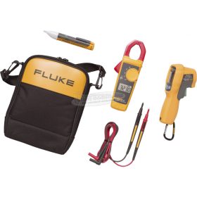   FLUKE műszerkészlet, Fluke 323 lakatfogó, Fluke 1AC II fázisceruza, Fluke 62 MAX infrahőmérő 4296076