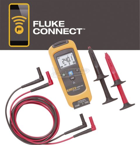 FLUKE DC Egyenfeszültség mérő, adattárolós Voltmérő műszer, bluetooth kapcsolattal Fluke FLK-V3001 FC Fluke Connect™