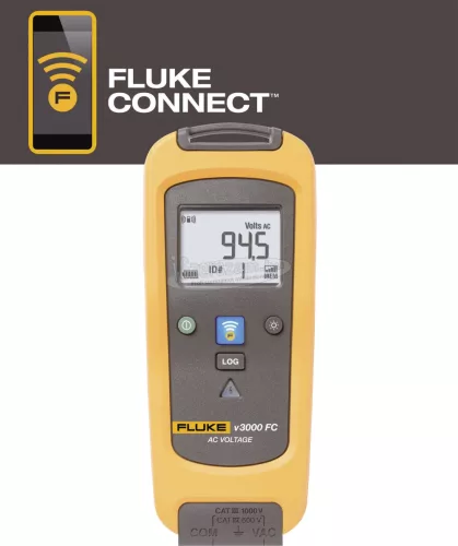 FLUKE Digitális multiméter, True RMS, bluetooth 1000V/AC 10A AC/DC Fluke FLK-V3000 FC Fluke Connect 4401556