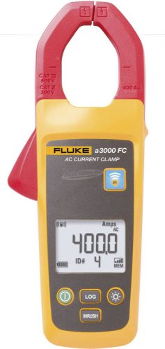 FLUKE AC váltóáramú True RMS lakatfogó műszer, bluetooth kapcsolattal 400A/AC Fluke FLK-a3000 FC Fluke Connect™