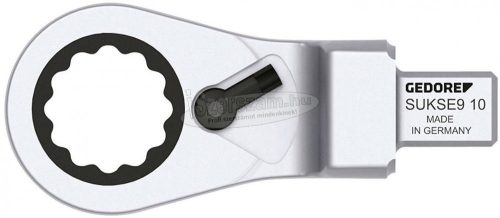 GEDORE 2827735 SUKSE9 10 Beszúrható gyűrűs racsnis kulcs, kapcsolható SE 9x12, 10mm