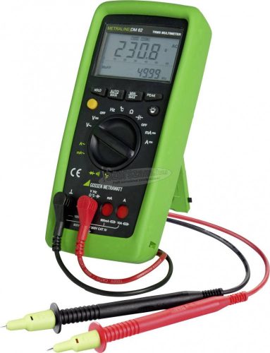 GOSSEN METRAWATT digitális multiméter CAT III 600 V, CAT IV 300 V METRALINE DM 62 M197A