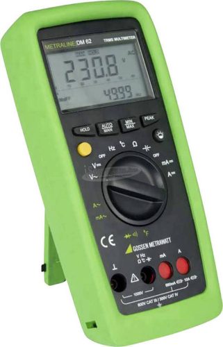 GOSSEN METRAWATT digitális multiméter CAT III 600 V, CAT IV 300 V METRALINE DM 62 M197A